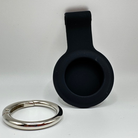 Black AirTag Protective Case - Picture 1 of 2